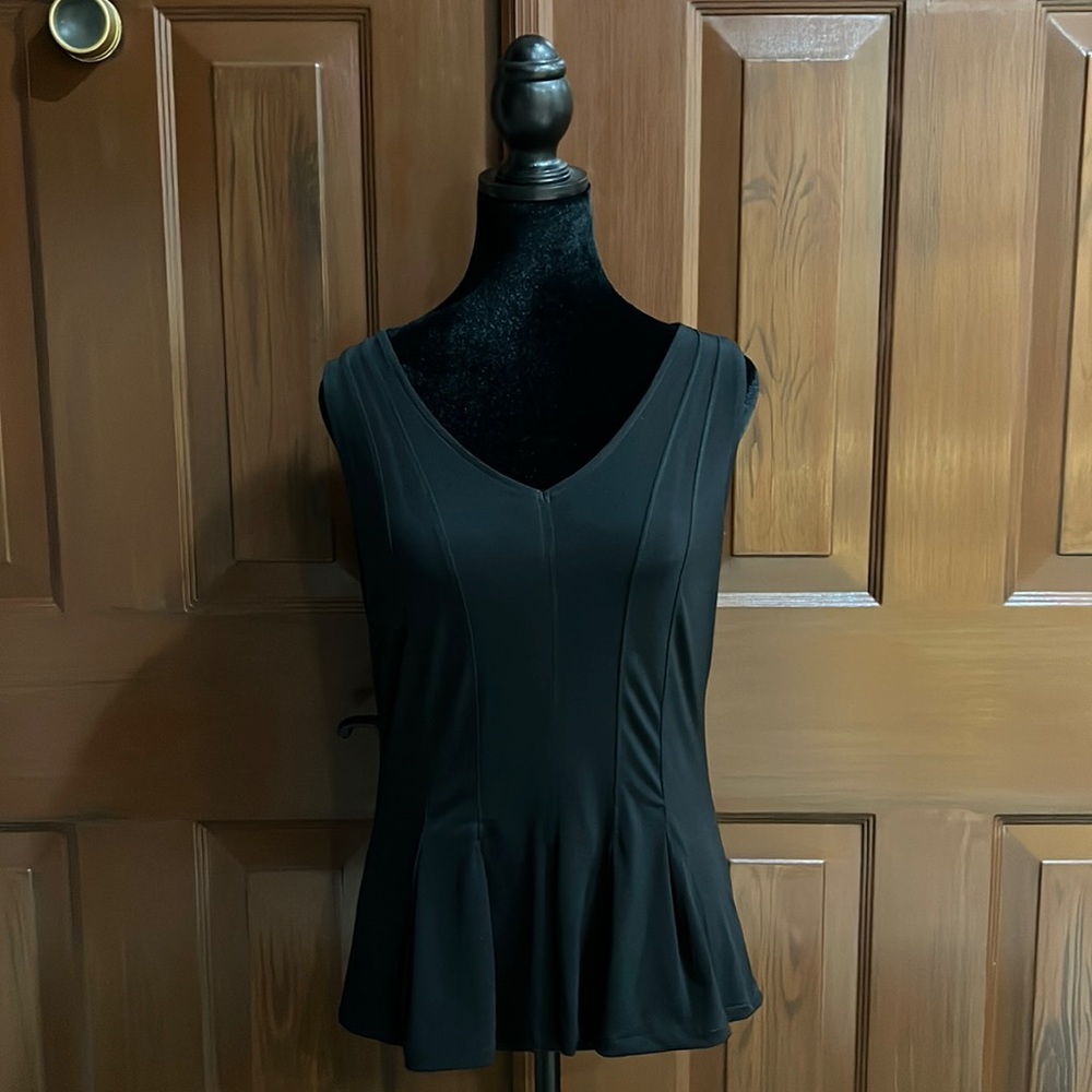 Women’s small, New York and Company, stretch, black tank top.